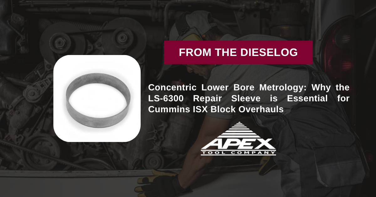 LS-6300 Cummins ISX Lower Repair Sleeve Bushing 6.300 x 5.875 x 1.300